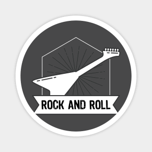 Rock N Roll Music T-Shirt T-Shirt Magnet